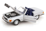 Mercedes 450 SL R107 (1985) - silver 1:12
