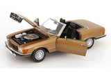 Mercedes 450 SL R107 (1985) - gold metallic 1:12