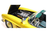 MERCEDES 300 SL ROADSTER (W198) 1958 - YELLOW with HARDTOP 1:18