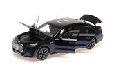 BMW i7 M70 (G70) 2024 - Blue Metallic/black Metallic 1:18