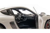 Porsche Cayman GT4 RS 2024 - 2024 -silver Metallic W/ Weissach Package 1:18