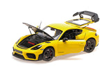 PORSCHE CAYMAN GT4 RS 2024 - Yellow W/ Weissach Package 1:18