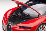 Bugatti Chiron (2017) - red/black 1:12