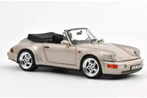 Porsche 911 (964 )Turbo Look Cabriolet (1992) - Zermatt silver met. 1:18