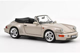 Porsche 911 (964 )Turbo Look Cabriolet (1992) - Zermatt silver met. 1:18