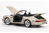 Porsche 911 (964 )Turbo Look Cabriolet (1992) - Zermatt silver met. 1:18