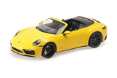 PORSCHE 911 CARRERA 4 GTS CABRIOLET 2020 - Yellow 1:18