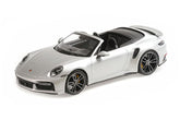 PORSCHE 911 (992) TURBO S CABRIOLET 2020 - Silver 1:18