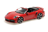 PORSCHE 911 (992) TURBO S CABRIOLET 2020 - RED 1:18