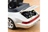 Porsche 911 (964 )Turbo Look Cabriolet (1992) - Zermatt silver met. 1:18