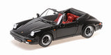 PORSCHE 911 CARRERA 3.2 CABRIOLET 1983 - Black 1:1