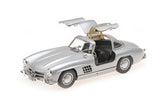MERCEDES-BENZ 300 SL (W198) 1955 - Silver 1:18