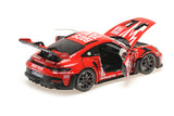 PORSCHE 911 (992) GT3RS 2024 - RED - Getspeed Race Taxi 1:18