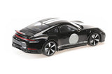 PORSCHE 911 (992) SPORT CLASSIC 2022 - Black W/stripe 1:18