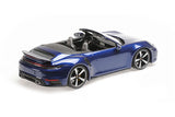 PORSCHE 911 (992) TURBO S CABRIOLET 2020 - Blue Metallic 1:18