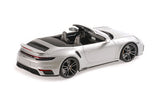 PORSCHE 911 (992) TURBO S CABRIOLET 2020 - Silver 1:18