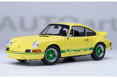 Porsche 911 Carrera 2.7 RS - light yellow / green stripes 1:18