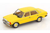 Mercedes 230E W123 Limousine (1975) - yellow 1:18