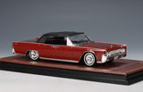 1964 Lincoln Continental Convertible (Closed roof) - Fiesta Red 1:43