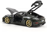 Porsche Cayman GT4 RS w/Weissach Pack 2023 - Brewster Green 1:18