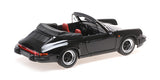 PORSCHE 911 CARRERA 3.2 CABRIOLET 1983 - Black 1:1