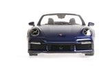 PORSCHE 911 (992) TURBO S CABRIOLET 2020 - Blue Metallic 1:18