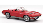 Chevrolet Corvette Sting Ray Cabriolet 1963 - Riverside Rot 1:18