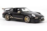 Porsche 911 (997) GT3 RS 2009 - Black & white gold metallic 1:18