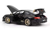 Porsche 911 (997) GT3 RS 2009 - Black & white gold metallic 1:18
