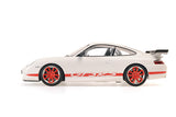 PORSCHE 911 GT3 RS 2002 - White W/red Stripes 1:18