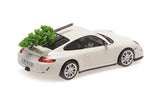 PORSCHE 911 GT3 2006 - White + Christmas Tree - Christmas 2024 1:43