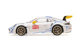 PORSCHE 911 (992) GT3RS 2023 - White W/yellow Decor 1:43