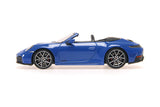 PORSCHE 911 (992.2) CARRERA GTS CABRIOLET 2024 - Blue 1:43