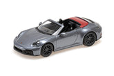 PORSCHE 911 (992.2) CARRERA GTS CABRIOLET 2024 - Grey Metallic 1:43