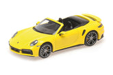 PORSCHE 911 (992) TURBO S CABRIOLET 2019 - Yellow 1:43