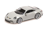PORSCHE 911 (992) GT3 TOURING 2021 - Kreide W/silver Wheels 1:43
