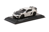 PORSCHE CAYMAN GT4 RS 2021 - White W/ Black Wheels 1:43