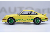 Porsche 911 Carrera 2.7 RS - light yellow / green stripes 1:18