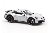 Porsche 911 (992) Dakar 2023 - ice silver metallic 1:18