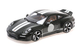 PORSCHE 911 (992) SPORT CLASSIC 2022 - Green Metallic W/stripe 1:18