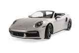 PORSCHE 911 (992) TURBO S CABRIOLET 2020 - Silver 1:18