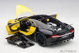 Bugatti Chiron - Jaune Molsheim/Nocturne Black 1:18