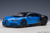 Bugatti Chiron Sport 2019 - french racing blue/carbon 1:18