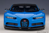 Bugatti Chiron Sport 2019 - french racing blue/carbon 1:18