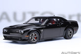 Dodge Challenger SRT Super Stock 2023 - pitch black 1:18