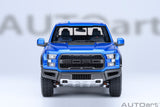 Ford F-150 Raptor Supercrew 2019 - velocity blue 1:18