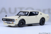 Nissan Skyline 2000 GT-R 1973 (KPGC110) Tuned Version - white 1:18