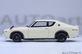 Nissan Skyline 2000 GT-R 1973 (KPGC110) Tuned Version - white 1:18