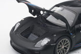 Porsche 918 Spyder (2013) "with Weissach Package" - black/Martini Livery 1:18
