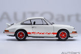 Porsche 911 Carrera 2.7 RS - Grand Prix white/red stripes 1:18